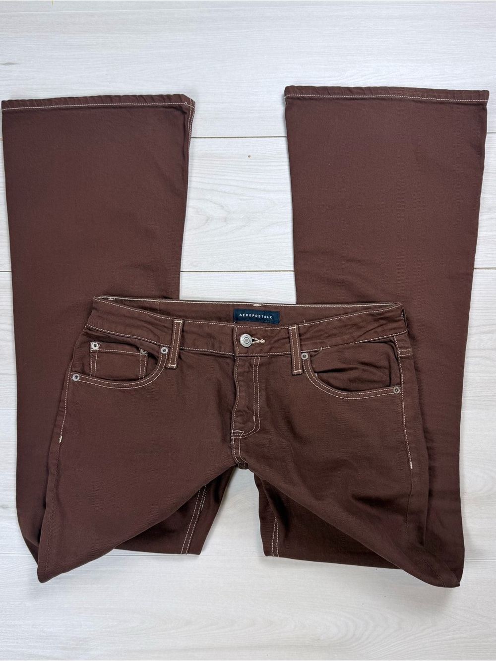 Y2K Aeropostale Women's low rise Brown Bootcut Jeans